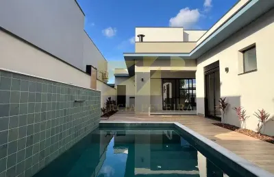 Casa em condomínio jardim piemonte, indaiatuba-sp: 3 quartos, 3 suítes202m²