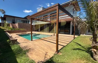 Imóvel de luxo à venda em condomínio exclusivo na reserva petrus, indaiatuba-sp: 4 suítes, 2 salas, 4 vagas de garagem.