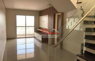 Cobertura com 3 dormitórios à venda, 80 m² por r$ 1.300.000 - região central - caieiras/sp