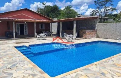 Chácara com 2 dormitórios à venda, 7000 m² por r$ 900.000,00 - campos de são benedito - franco da rocha/sp
