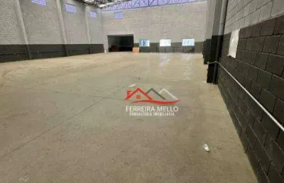 Galpão para alugar, 1300 m² por r$ 28.000,00/mês - laranjeiras - caieiras/sp