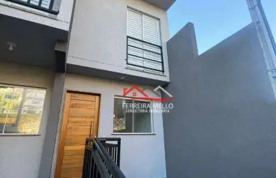 Sobrado com 2 dormitórios à venda, 72 m² por r$ 330.000 - companhia fazenda belém - franco da rocha/sp