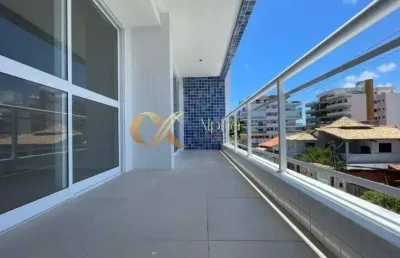 Apartamento linear com 1 quarto no braga, cabo frio - rj.