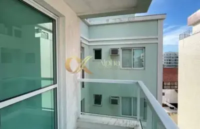 Cobertura dplex com 2 quartos no centro, cabo frio - rj
