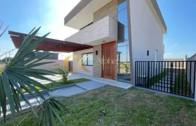 Excelente casa duplex contemporânea no peró, cabo frio - rj
