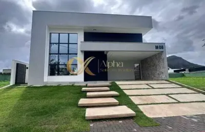 Excelente casa linear com 3 quartos no condomínio alphaville de maricá/rj
