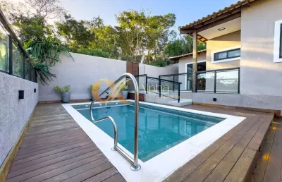 Casa à venda com 4 suítes em geribá, armação dos búzios/rj
