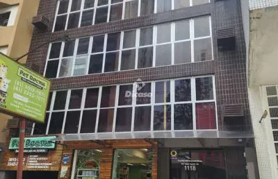 Sala comercial para alugar na rua alferes ângelo sampaio, 1118, batel, curitiba, 43 m2 por r$ 1.600