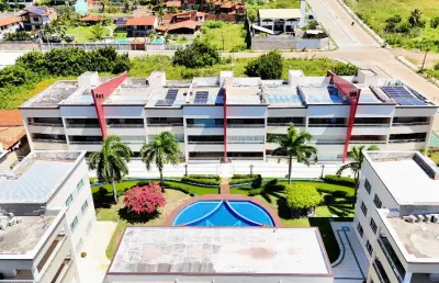 Apartamento com 2 suítes no versilia beach – 2 suítes, projetados e lazer completo - porto das dunas - ce