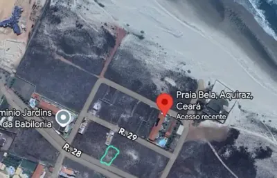 Terrenos na praia do presídio e praia bela, de 140 por 135 mil.