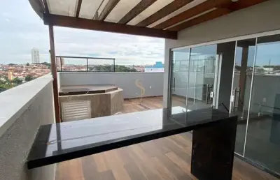 Cobertura à venda -edifício rafaela salomão, são josé, franca/sp