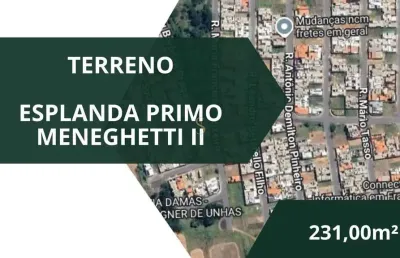 Terreno à venda - esplanada primo meneghetti ii, franca/sp