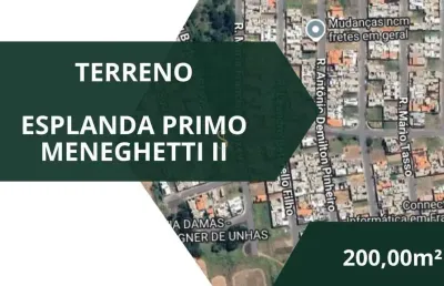 Terreno à venda - esplanada primo meneghetti ii, franca/sp