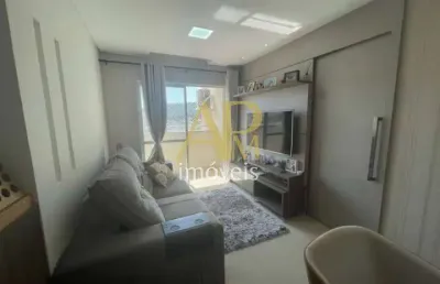 Apartamento à venda mobiliado: sacada+ churrasq + 2 dorm + elevador/biguaçu