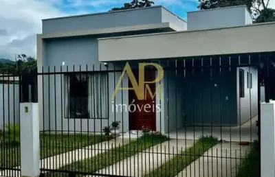 Casa à venda: 2 dormitórios sendo 1 suíte, loteamento bela vista, palhoça.