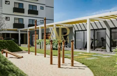 Apartamento à venda em areias com 2 dormitórios. sâo josé - em obras
