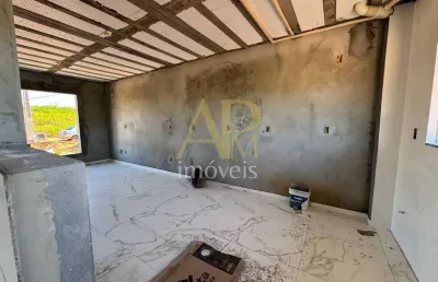 Sobrados com 75m² c/ 2 suítes, em fase final na nova gov. celso ramos