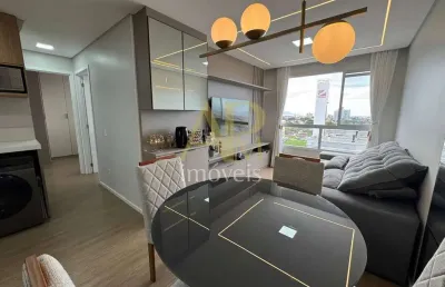 Apartamento à venda semimobiliado: 2 dorm (1 suíte) + vista mar/ biguaçu