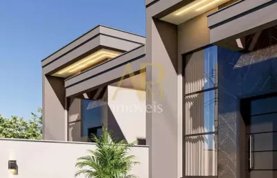 Casa em construção à venda: 2 dorm (1suíte), area nos fundos, 180m² -areias