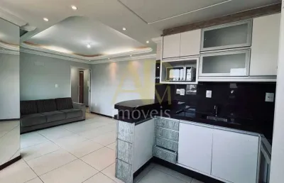 Apartamento à venda em areias com 2 dormitórios e sacada com churrasqueira