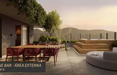 Apartamento à venda: 2 dorm (1 suíte), churrasqueira, lazer- cacupé/ fpolis