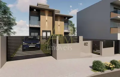 Sobrado à venda: 2 suítes, passagem lateral, vista mar - altos do jardim