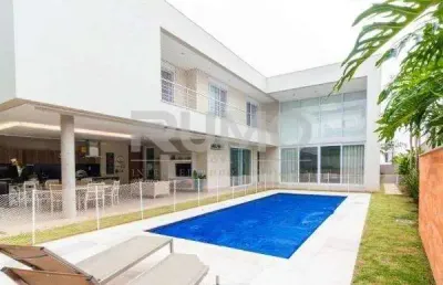 Casa em condomínio fechado com 5 quartos à venda na rodovia governador doutor adhemar pereira de barros, 100, loteamento alphaville campinas, campinas, 509 m2 por r$ 5.500.000