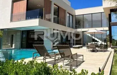 Casa em condomínio fechado com 4 quartos à venda na rua das palmas, 01, alphaville dom pedro, campinas, 446 m2 por r$ 5.800.000