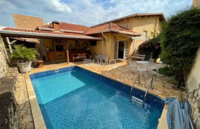 Casa em condomínio fechado com 4 quartos à venda na rua joão carlos do amaral, 422, jardim chapadão, campinas, 330 m2 por r$ 1.850.000
