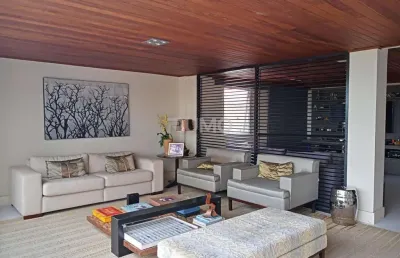 Casa em condomínio fechado com 4 quartos à venda na rua san conrado, 415, loteamento caminhos de san conrado (sousas), campinas, 700 m2 por r$ 2.950.000