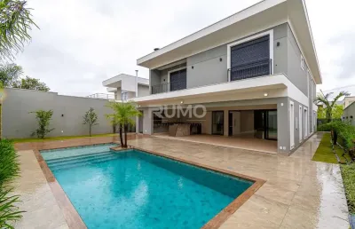 Casa em condomínio fechado com 4 quartos à venda na estrada municipal adelina segantini cerqueira leite, 1000, loteamento mont blanc residence, campinas, 453 m2 por r$ 4.900.000