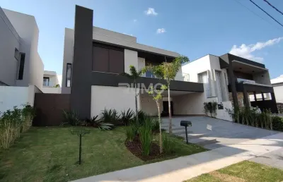 Casa em condomínio fechado com 4 quartos à venda na rua sérgio bortolotto, 100, loteamento parque dos alecrins, campinas, 339 m2 por r$ 3.290.000