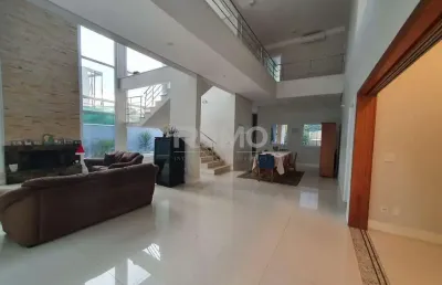 Casa em condomínio fechado com 4 quartos à venda na rua lucia ribeiro do valle nogueira, 210, loteamento residencial jaguari (sousas), campinas, 523 m2 por r$ 3.600.000