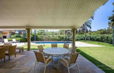 Casa em condomínio fechado com 4 quartos à venda na avenida professora dea ehrhardt carvalho, 850, sítios de recreio gramado, campinas, 526 m2 por r$ 4.500.000