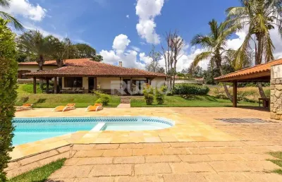 Casa em condomínio fechado com 6 quartos à venda na rua eliseu teixeira de camargo, 700, sítios de recreio gramado, campinas, 600 m2 por r$ 6.500.000