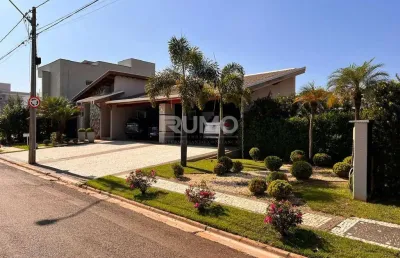 Casa em condomínio fechado com 5 quartos à venda na rua carlos galhardo, 240, parque brasil 500, paulínia, 260 m2 por r$ 2.800.000