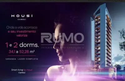 Apartamento com 1 quarto à venda na rua paulo lobo, 107, cambuí, campinas, 34 m2 por r$ 605.000