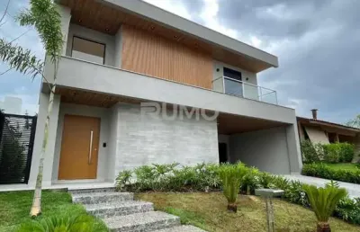 Casa em condomínio fechado com 4 quartos à venda na rua sérgio bortolotto, 100, loteamento parque dos alecrins, campinas, 333 m2 por r$ 3.080.000