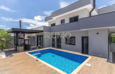 Casa em condomínio fechado com 4 quartos à venda na rua carlos galhardo, 240, parque brasil 500, paulínia, 325 m2 por r$ 2.790.000