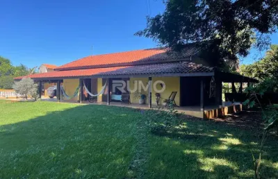 Chácara / sítio com 7 quartos para alugar na rua doutor josé ramos de oliveira júnior, 172, loteamento chácaras vale das garças, campinas, 403 m2 por r$ 6.500