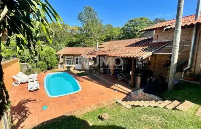 Casa com 4 quartos à venda na rua luiz de paula, 985, parque jatibaia (sousas), campinas, 300 m2 por r$ 1.750.000
