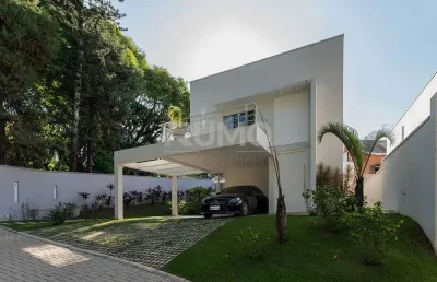 Casa em condomínio fechado com 3 quartos à venda na rua dos vidoeiros, 6, sítios de recreio gramado, campinas, 270 m2 por r$ 2.580.000