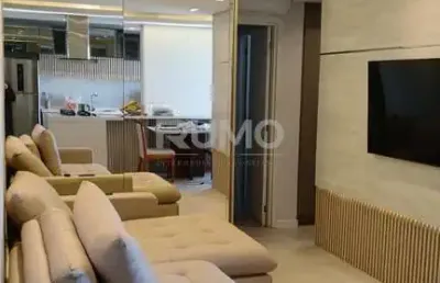 Apartamento com 2 quartos à venda na rua arquiteto josé augusto silva, 1281, mansões santo antônio, campinas, 56 m2 por r$ 670.000