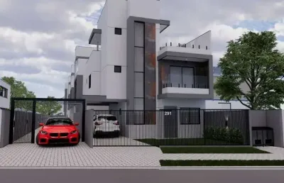 Sobrado com 3 dormitórios à venda, 129 m² por r$ 850.000,00 - capão raso - curitiba/pr