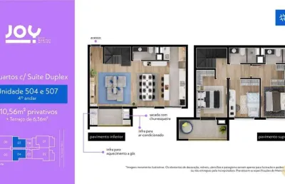 Joy city habitat - apartamento à venda no bairro tingui - curitiba/pr