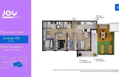 Joy city habitat - apartamento à venda no bairro tingui - curitiba/pr