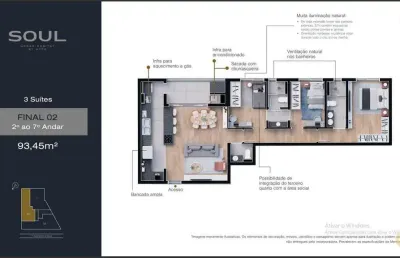 Soul urban habitat - apartamento à venda no bairro boa vista - curitiba/pr