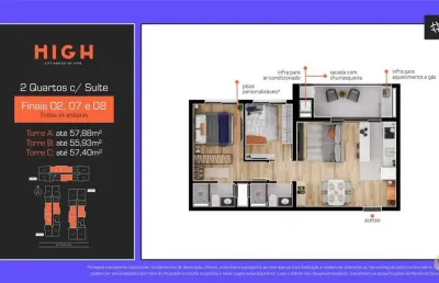High city habitat - apartamento à venda no bairro novo mundo - curitiba/pr