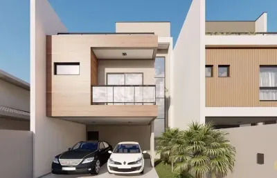 The life garden - casa residencial à venda, costeira, são josé dos pinhais - ca0104.