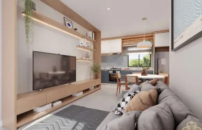 Residencial freedon - apartamento com 2 ou 3 dormitórios à venda, 51 m² por r$ 329.990 - cidade jardim - são josé dos pinhais/pr